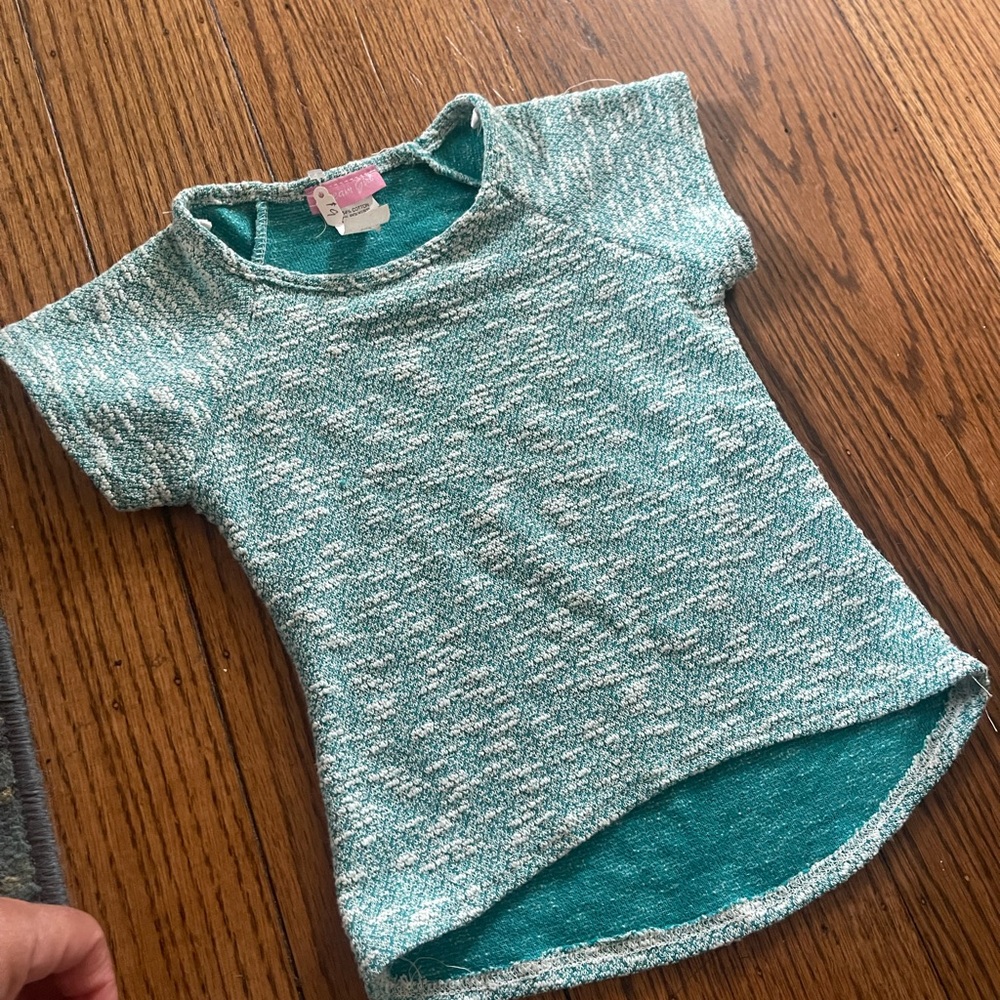 Little Girls High Low Top